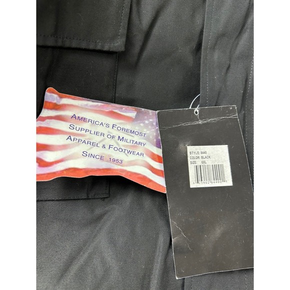 VTG RARE Rothco‎ 6XL Black Field Jacket "Dopeville" Graphic Full Zip NEW - Picture 10 of 10